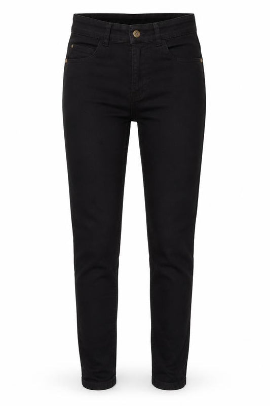 Boohoo Womens Black  Denim Skinny Jeans Size 6 L28 in