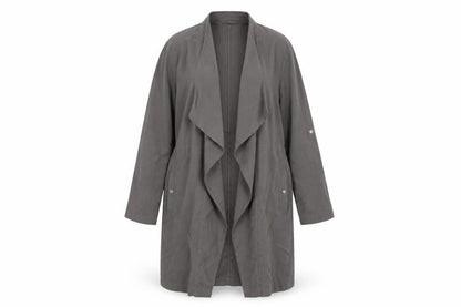 New Look Womens Grey   Overcoat Coat Size 14