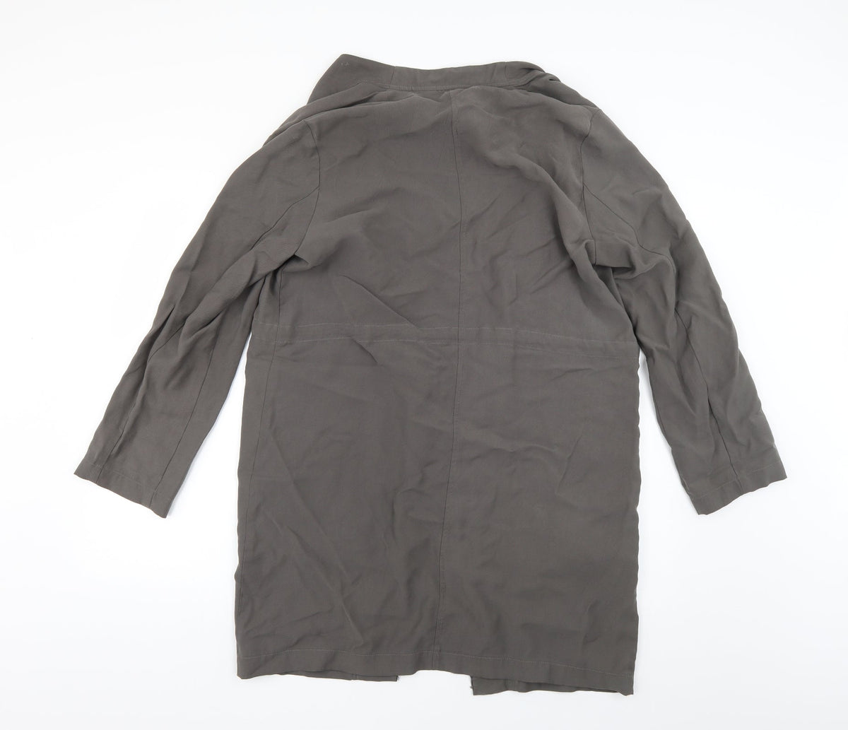 New Look Womens Grey   Overcoat Coat Size 14