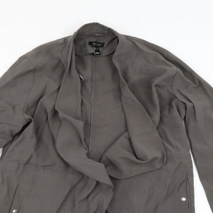 New Look Womens Grey   Overcoat Coat Size 14