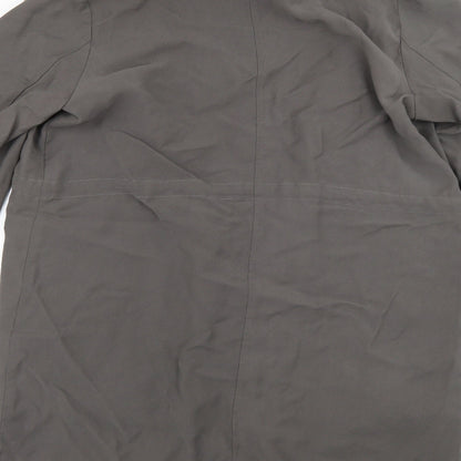New Look Womens Grey   Overcoat Coat Size 14