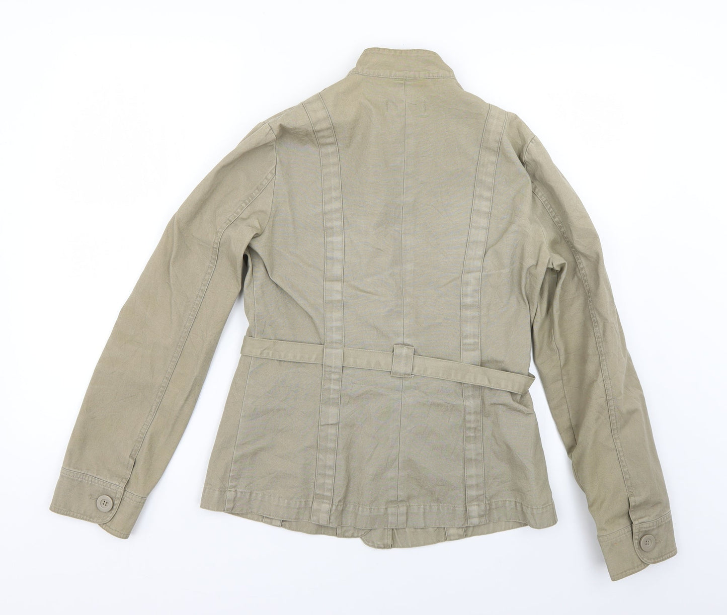 alibi Womens Beige   Overcoat Coat Size 10