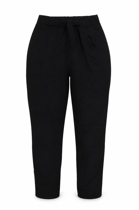 Boohoo Womens Black   Trousers  Size 12 L24 in