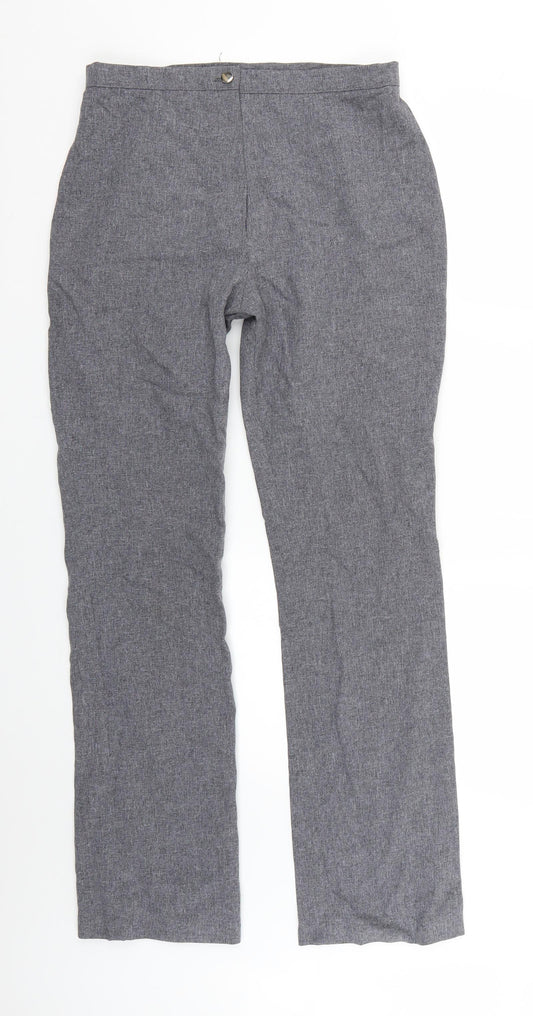 Preworn Womens Grey   Trousers  Size 14 L29 in