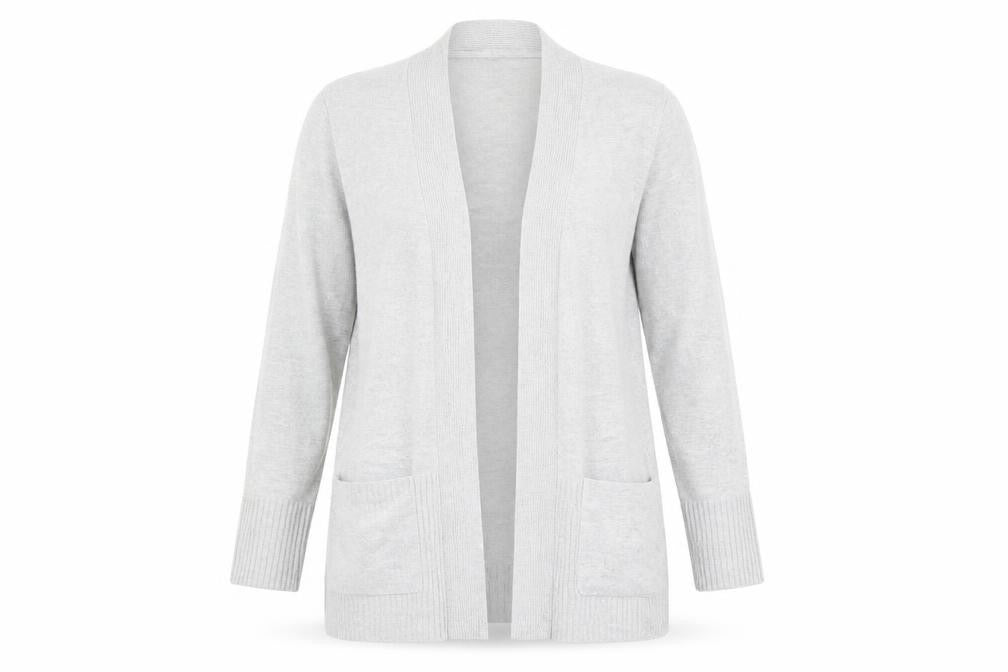 M&Co Womens Grey   Cardigan Jumper Size 10