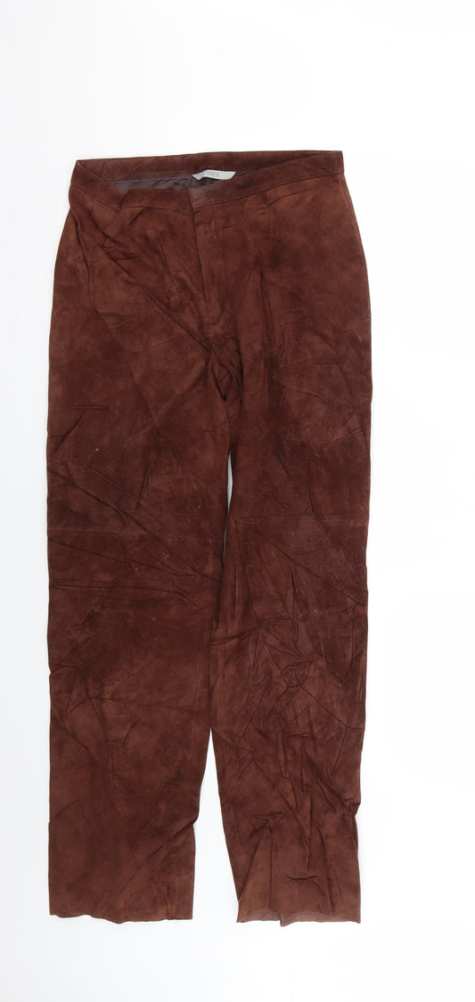 Marks and Spencer Womens Brown   Trousers  Size 10 L28 in