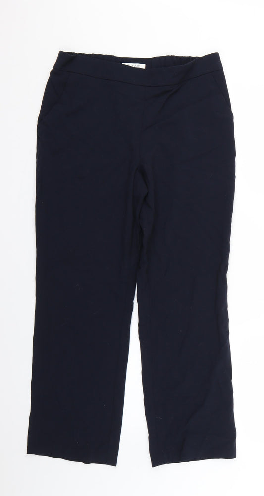 Marks and Spencer Womens Blue   Trousers  Size 12 L25 in