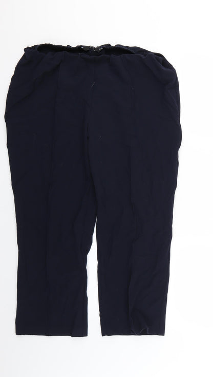 Bonmarché Womens Blue Trousers Size 18 L23 in