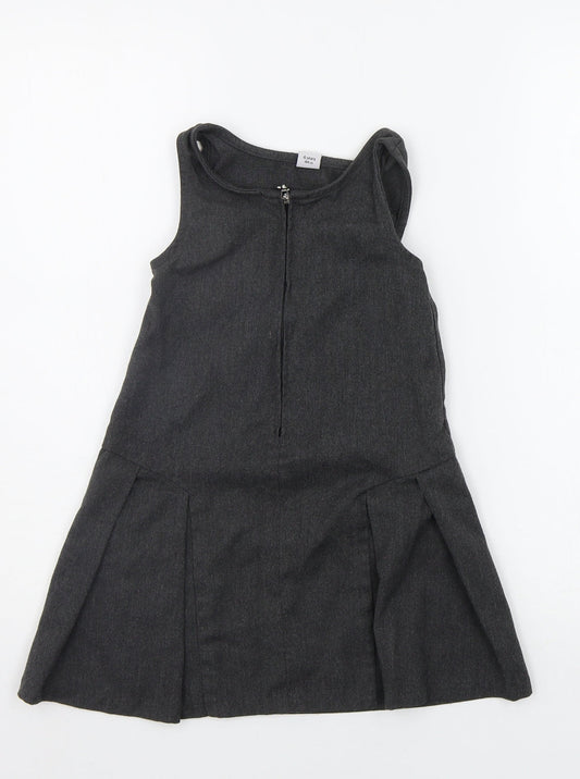 TU Girls Grey   A-Line  Size 4 Years