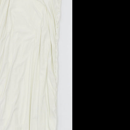 PRETTYLITTLETHING Womens White   A-Line  Size 10