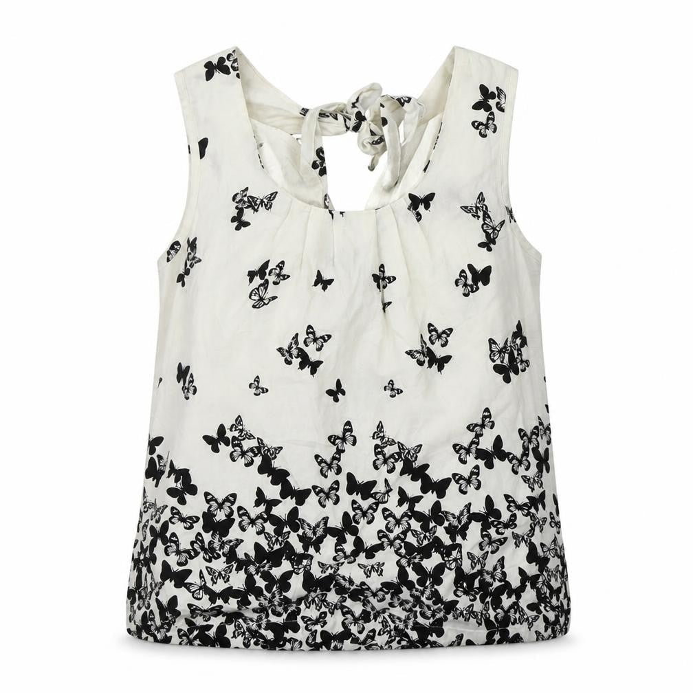DROTHY PERKINS  Womens White Geometric  Basic Blouse Size 12