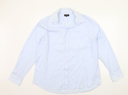 Matalan Mens Blue    Button-Up Size 17.5