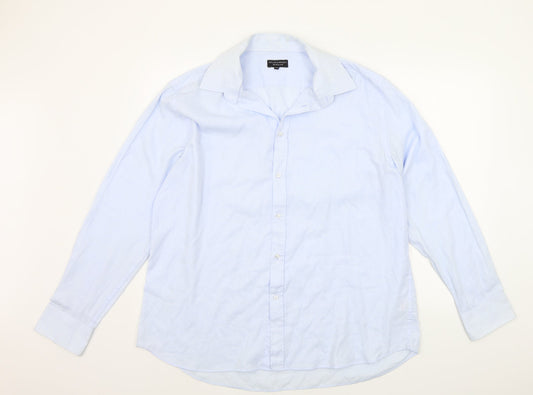 Matalan Mens Blue    Button-Up Size 17.5