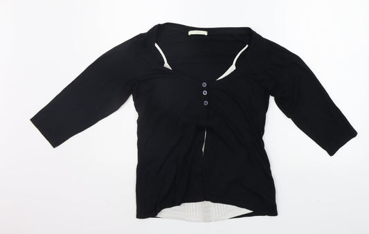 Marks and Spencer Womens Black   Pullover Jumper Size 14