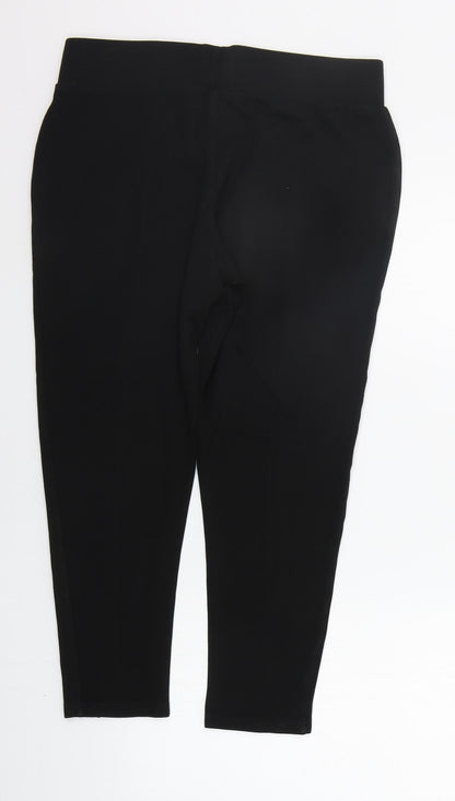 Next Womens Black   Trousers  Size 12 L22 in
