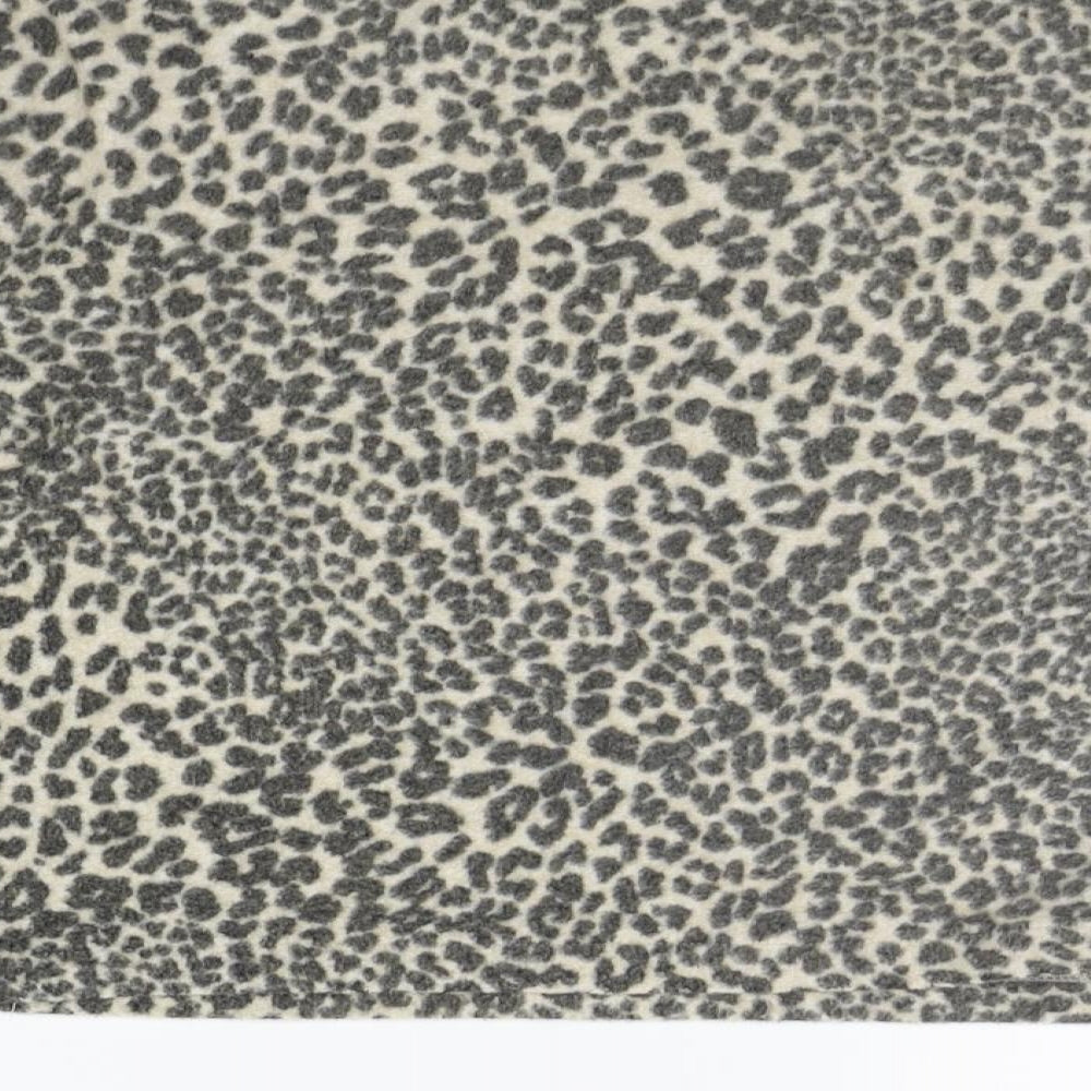 H&M Womens Grey Animal Print  Pullover Jumper Size S