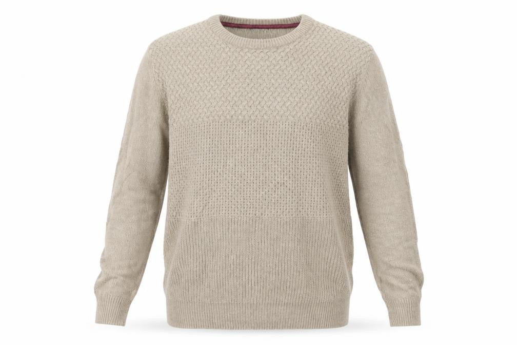 boston crew Mens Beige   Pullover Jumper Size L