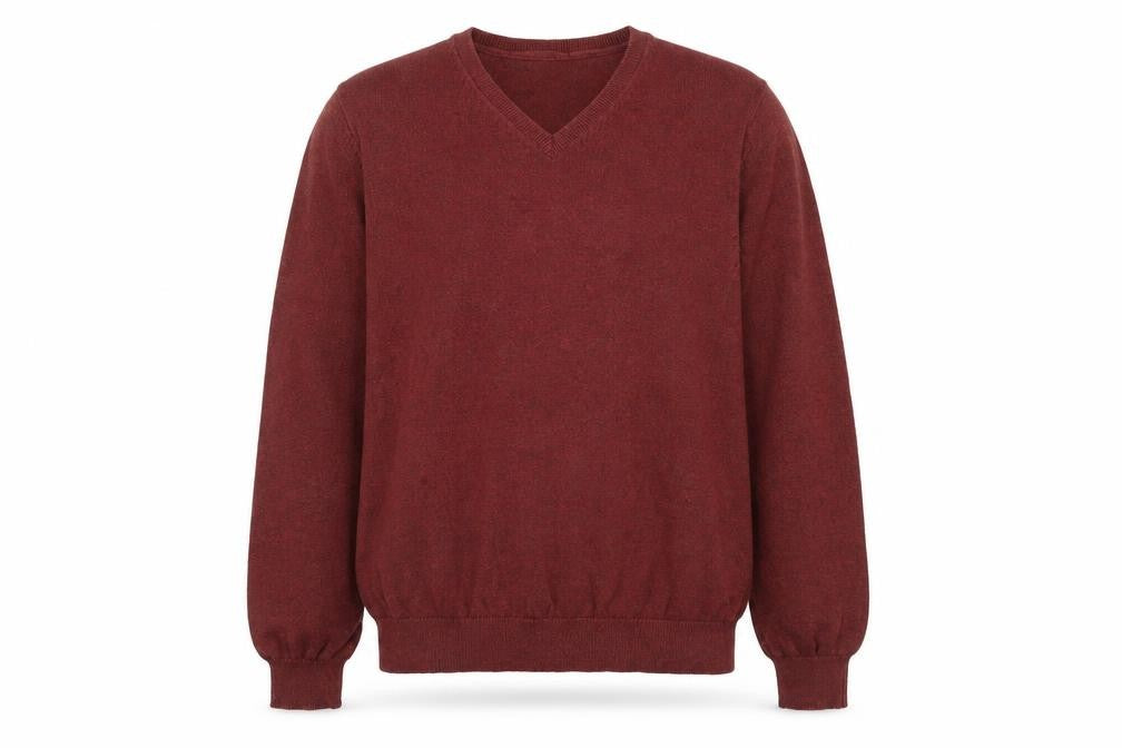 m&s Mens Red   Pullover Jumper Size M