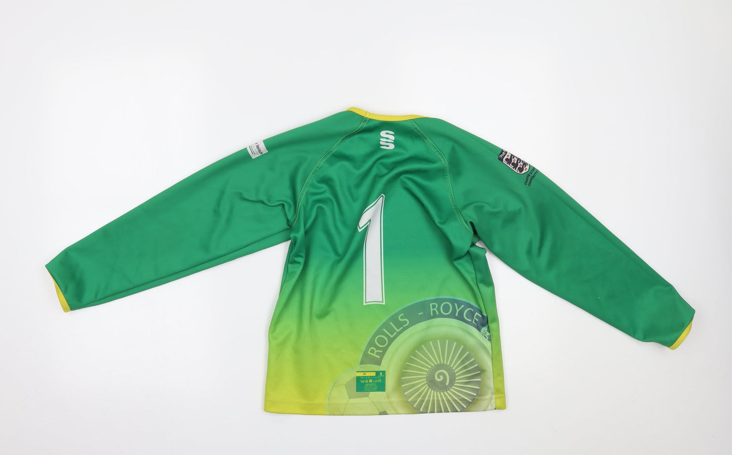 Surridge Boys Green   Jersey T-Shirt Size S