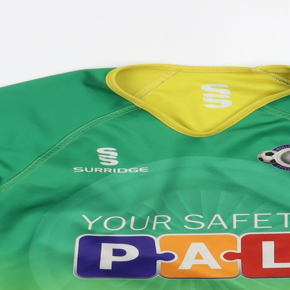 Surridge Boys Green   Jersey T-Shirt Size S