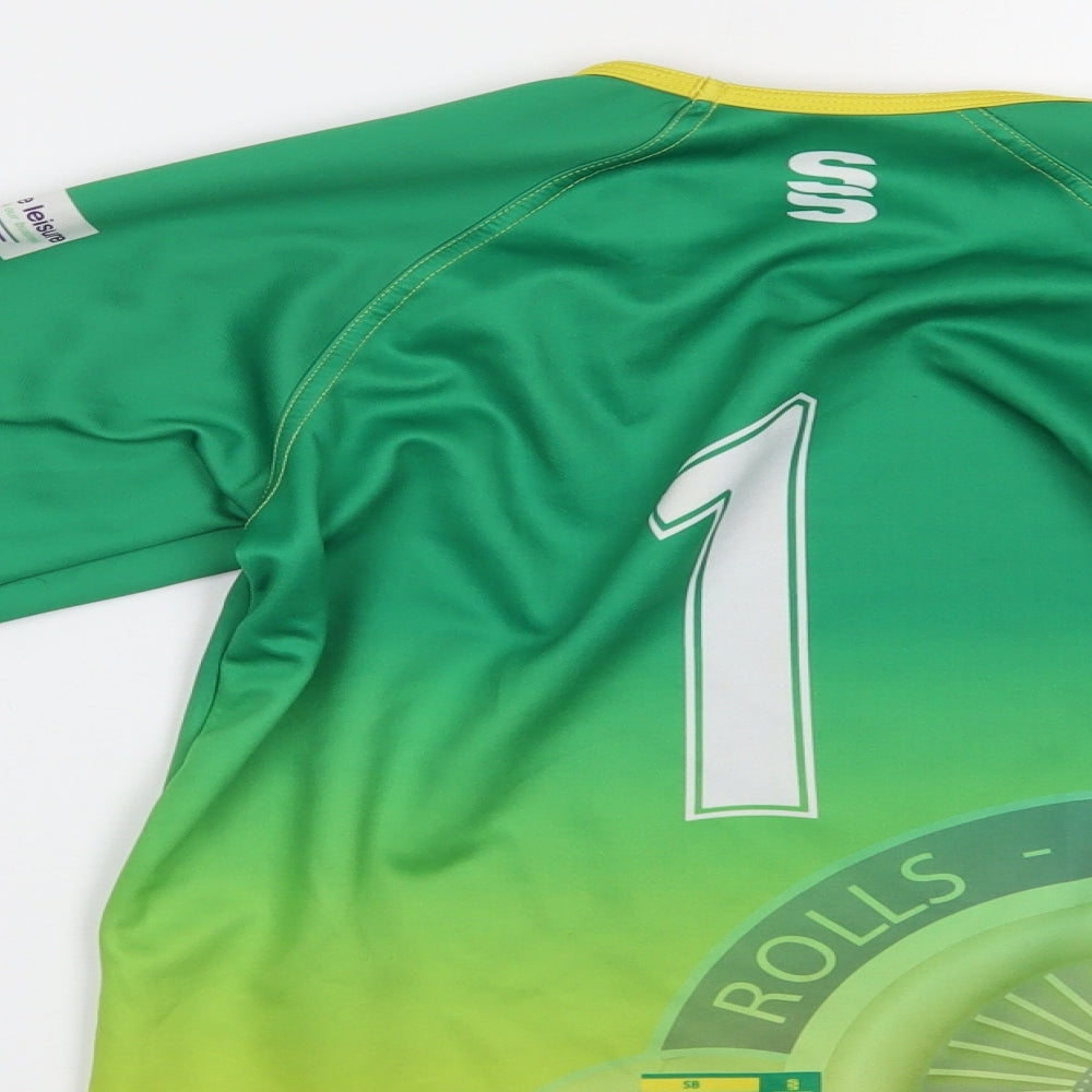 Surridge Boys Green   Jersey T-Shirt Size S