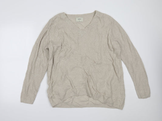 Papaya Womens Beige   Pullover Jumper Size XL