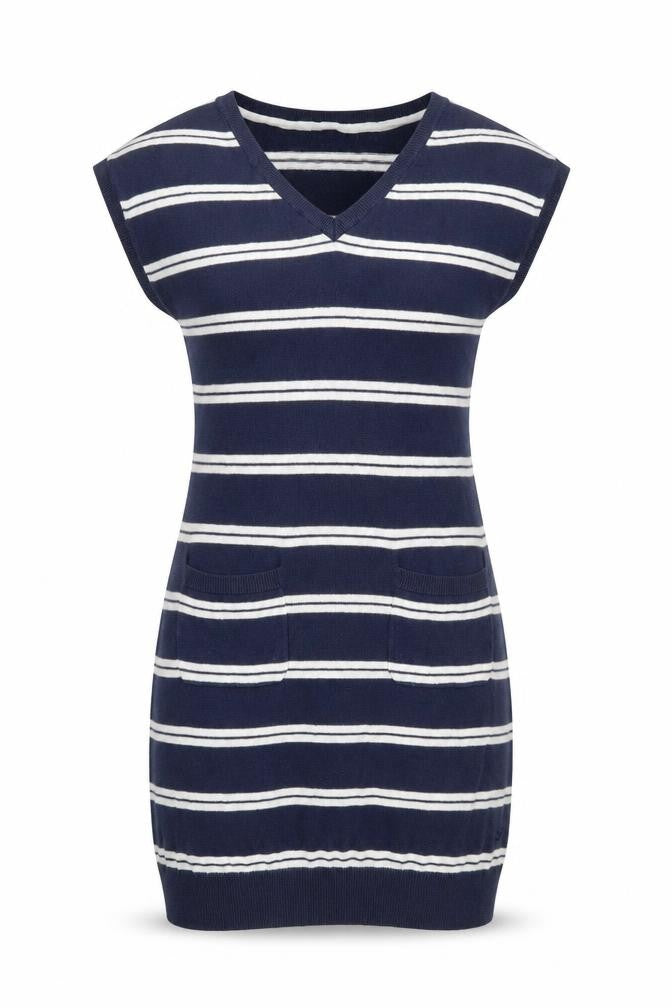 Crew Clothing Blue Striped  Jumper Dress  Size 10