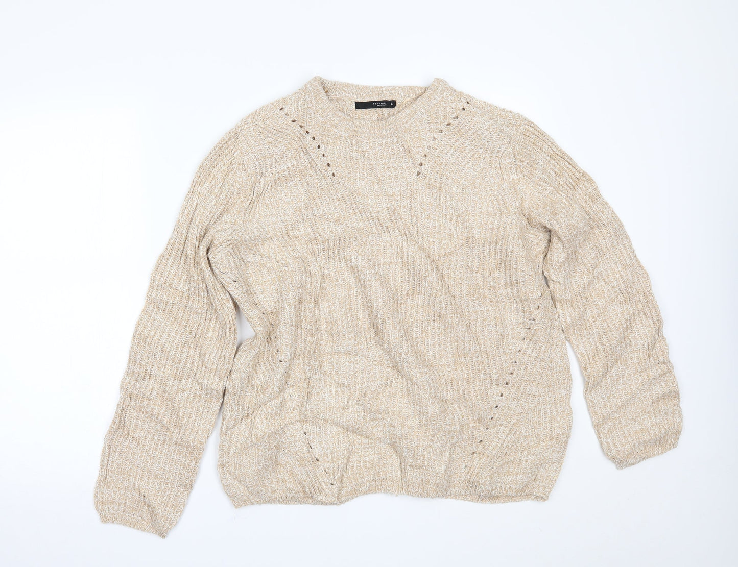 Tiffosi Womens Beige   Pullover Jumper Size L