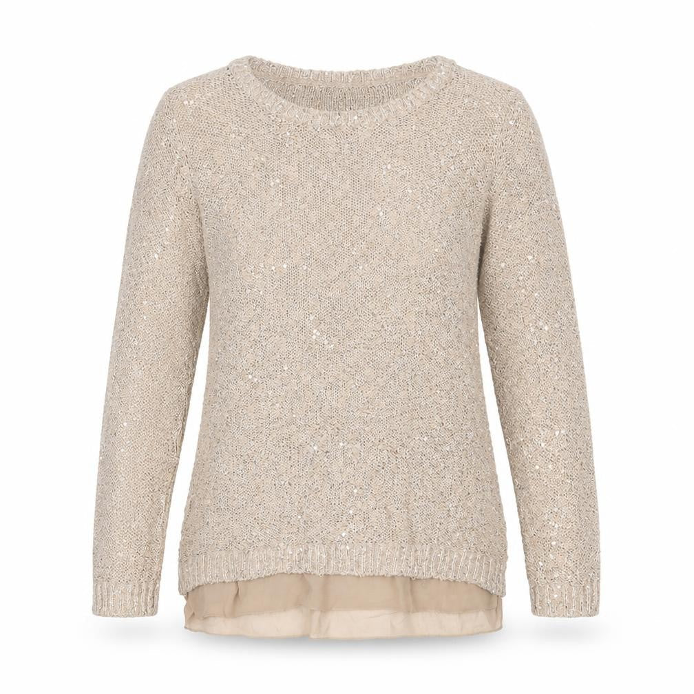 Your Sixth Sense Womens Beige   Pullover Jumper Size S