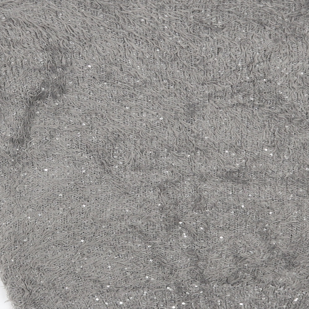 Lottie Loves Womens Grey   Pullover Jumper Size L
