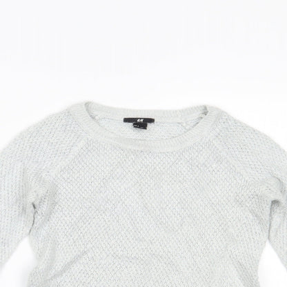 H&M Womens Blue   Basic Blouse Size S