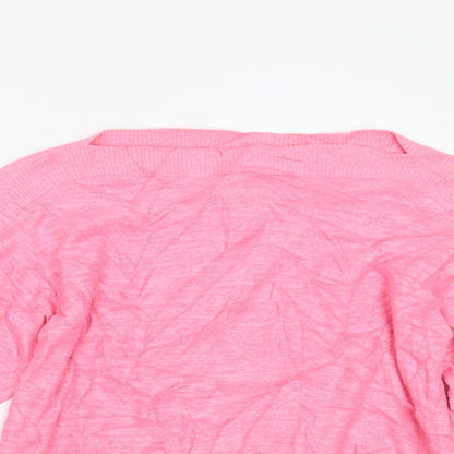 H&M Womens Pink   Pullover Jumper Size S