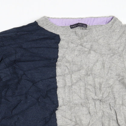 Marks & Spencer Womens Multicoloured   Pullover Jumper Size L