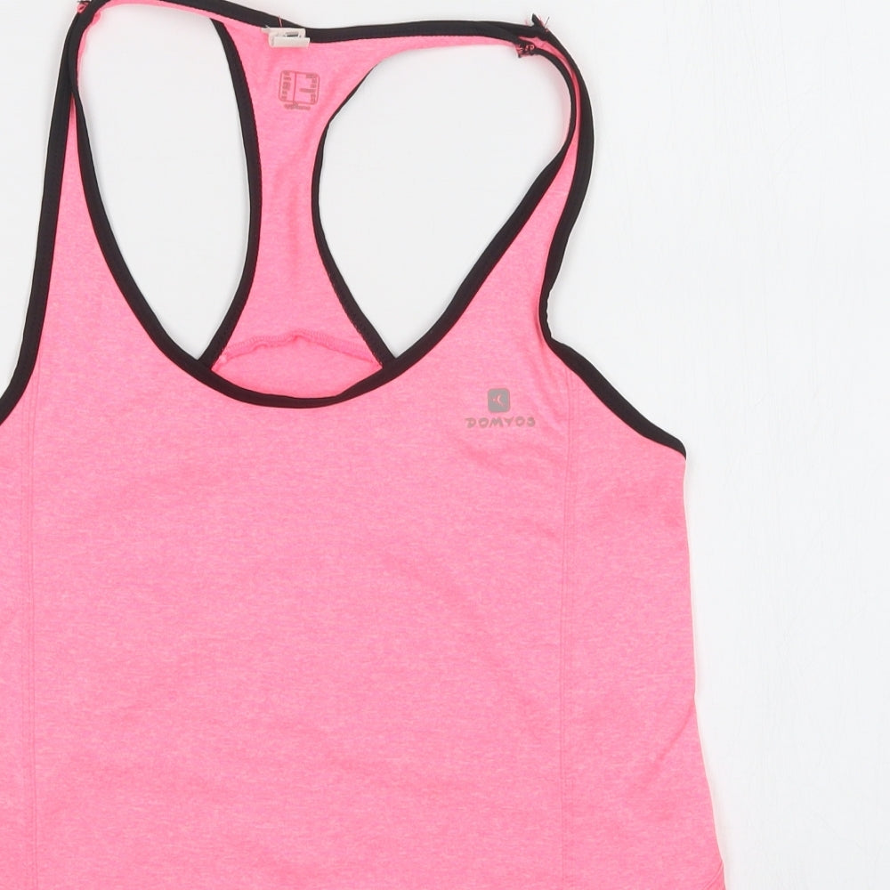 DOMYOS Womens Pink   Basic Tank Size 10