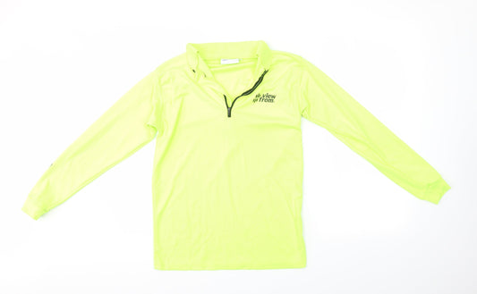 View From Mens Yellow   Basic Casual Size S