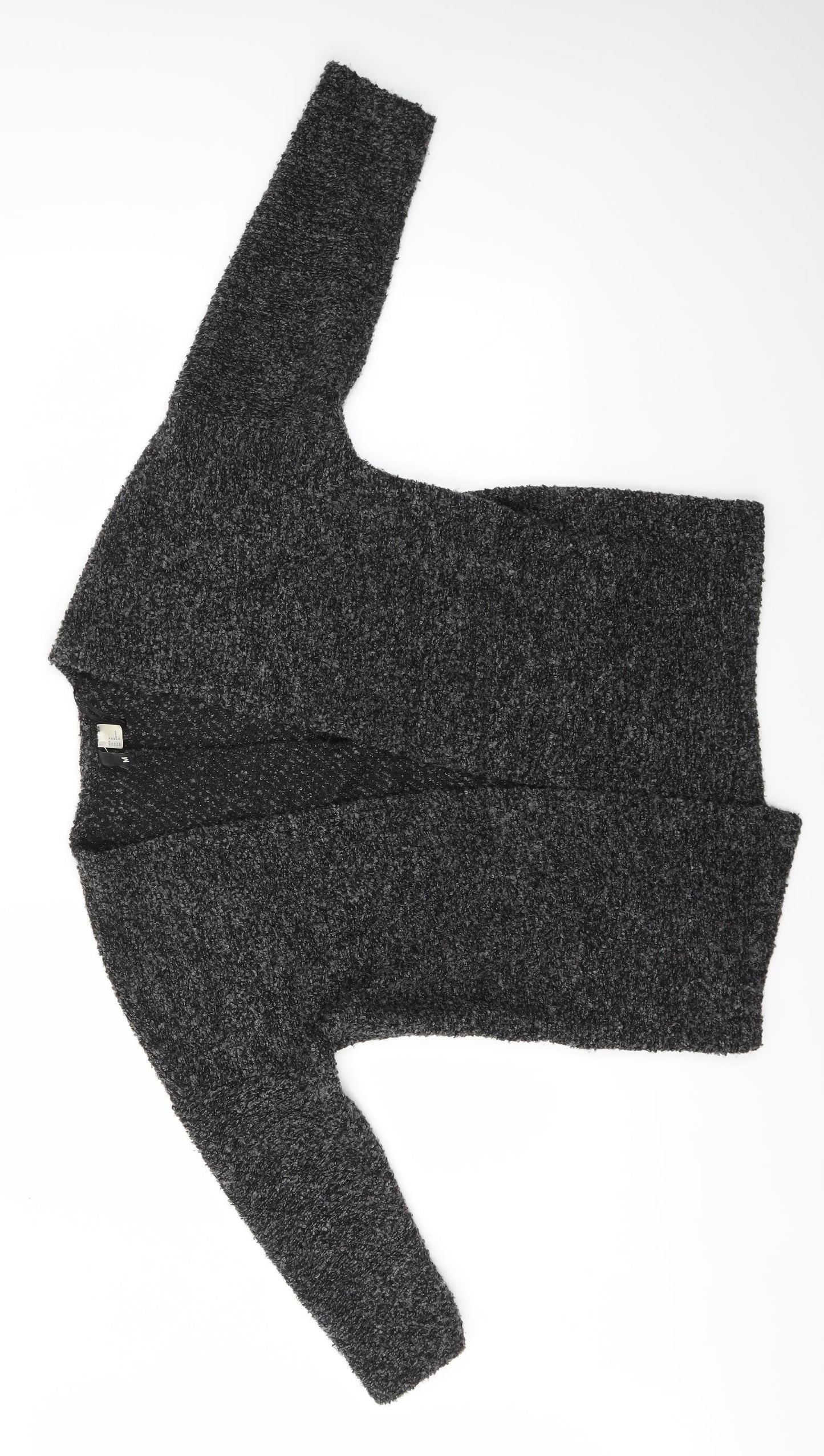 H&M Womens Grey   Cardigan Jumper Size M