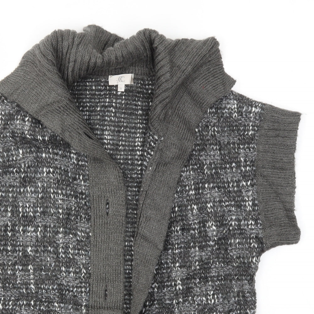 CC Womens Grey   Cardigan Jumper Size M