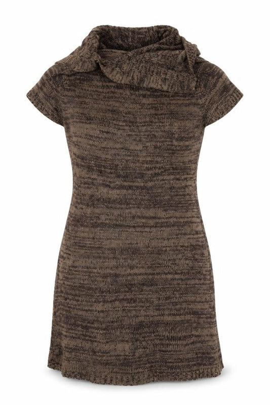 Flam Womens Brown   Jumper Dress  Size S