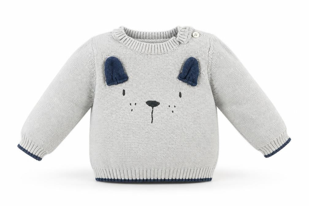 TU Baby Grey   Pullover Jumper Size 6-9 Months