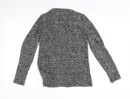Dorothy Perkins Womens Grey   Wrap Jumper Size 10
