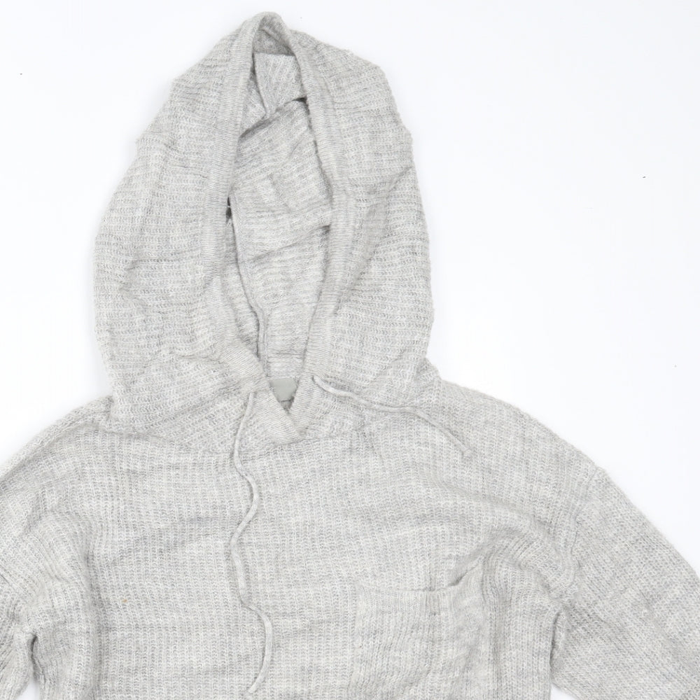 NEXT Womens Grey   Pullover Hoodie Size S