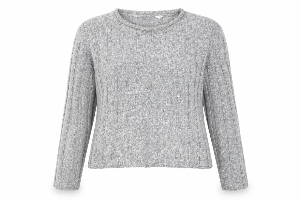 m&S Womens Grey   Pullover Jumper Size 14