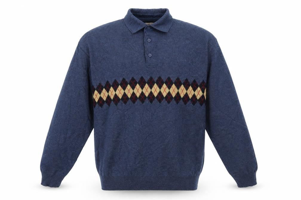 EWM Mens Blue   Pullover Jumper Size L