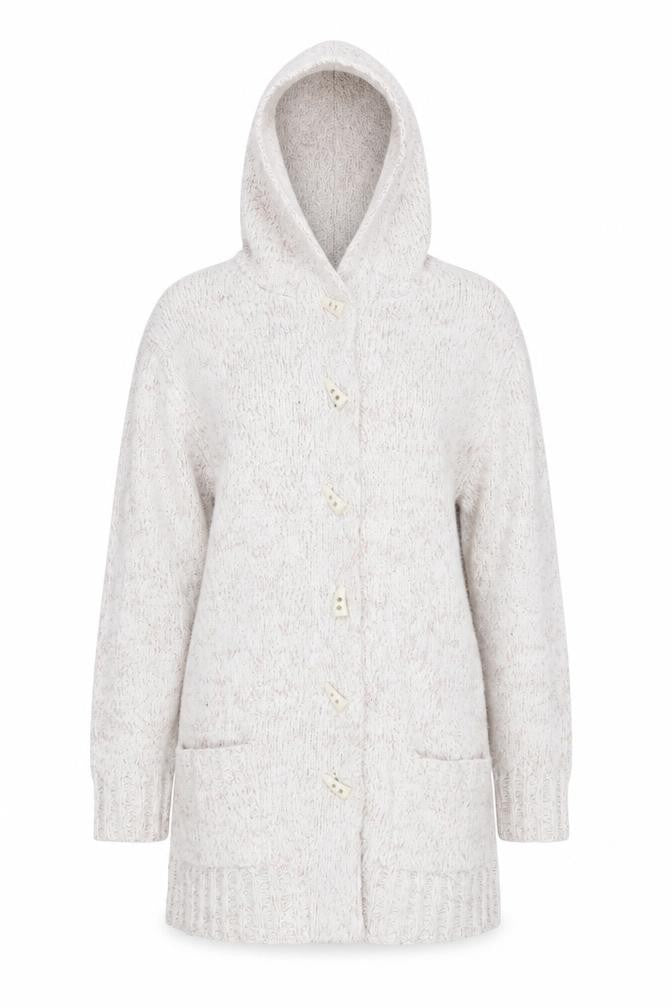 elizabeth scott Womens White    Coatigan Size M