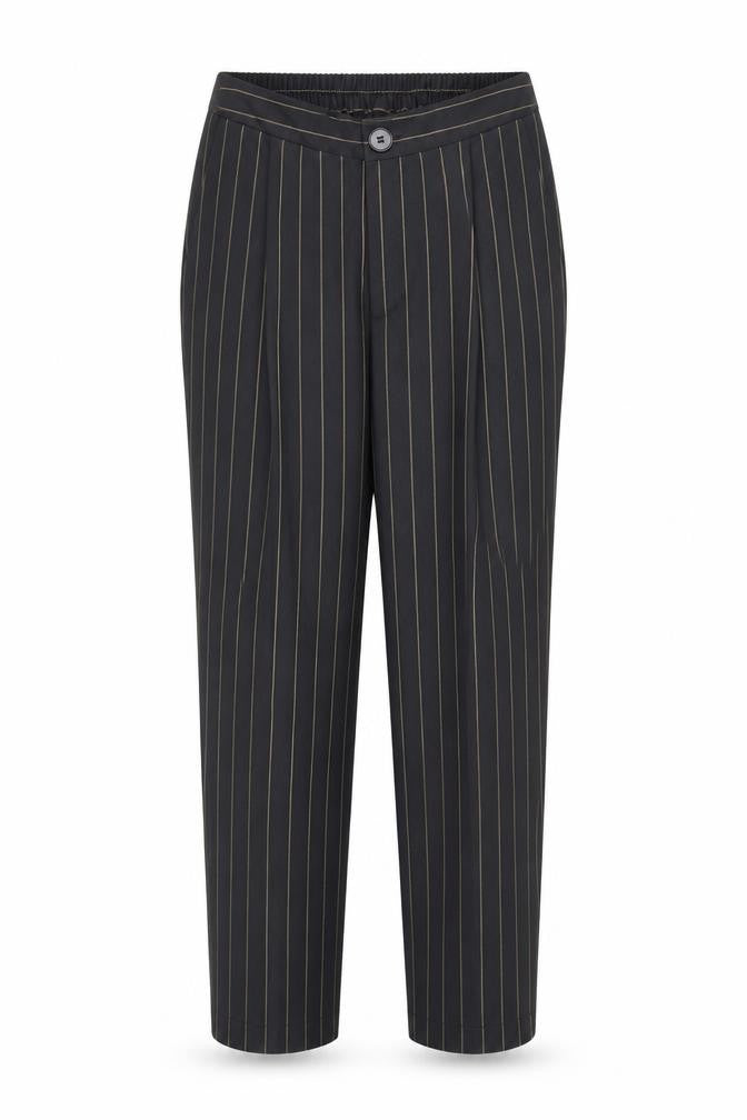 Primark Womens Grey Striped  Trousers  Size 6 L20 in