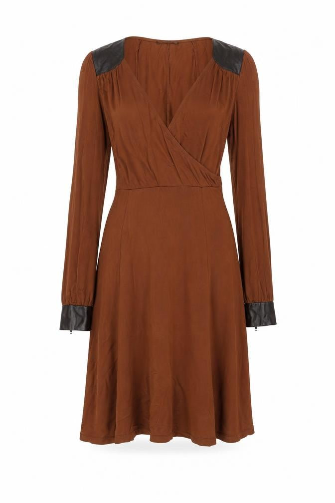 Marks & Spencer Womens Brown   A-Line  Size 10