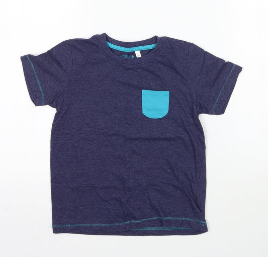 BHS Boys Blue   Basic T-Shirt Size 5-6 Years