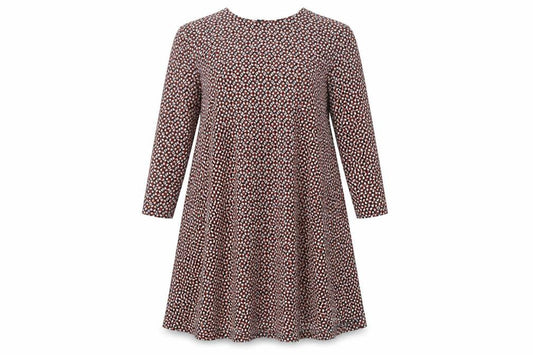 H&M Womens Multicoloured Argyle/Diamond  A-Line  Size 14