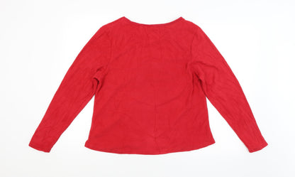 Preworn Womens Red   Pullover Jumper Size M