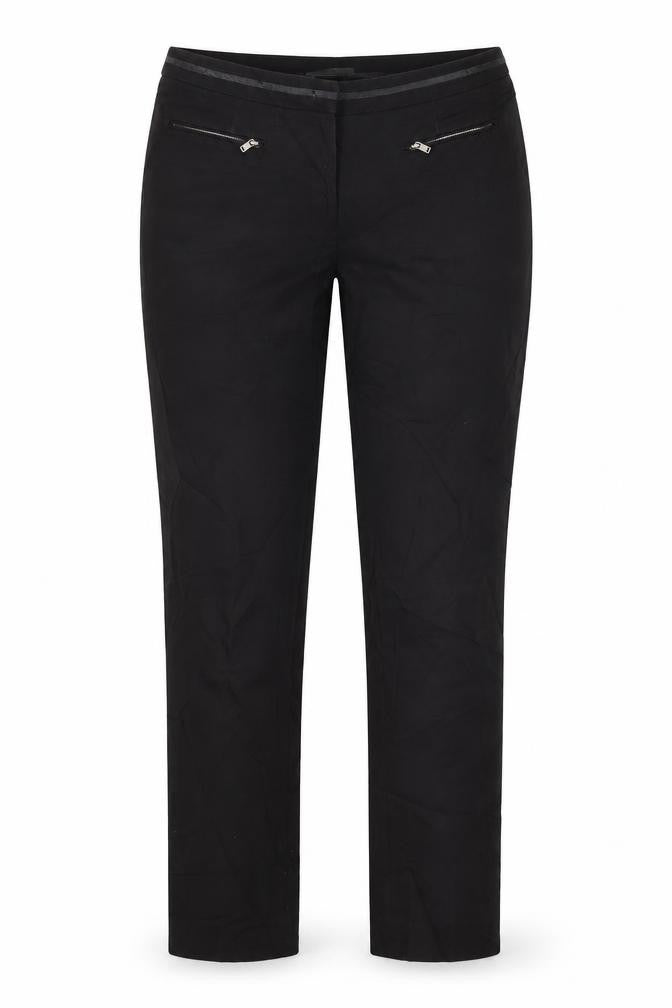 H&M Womens Black   Trousers  Size 10 L28 in